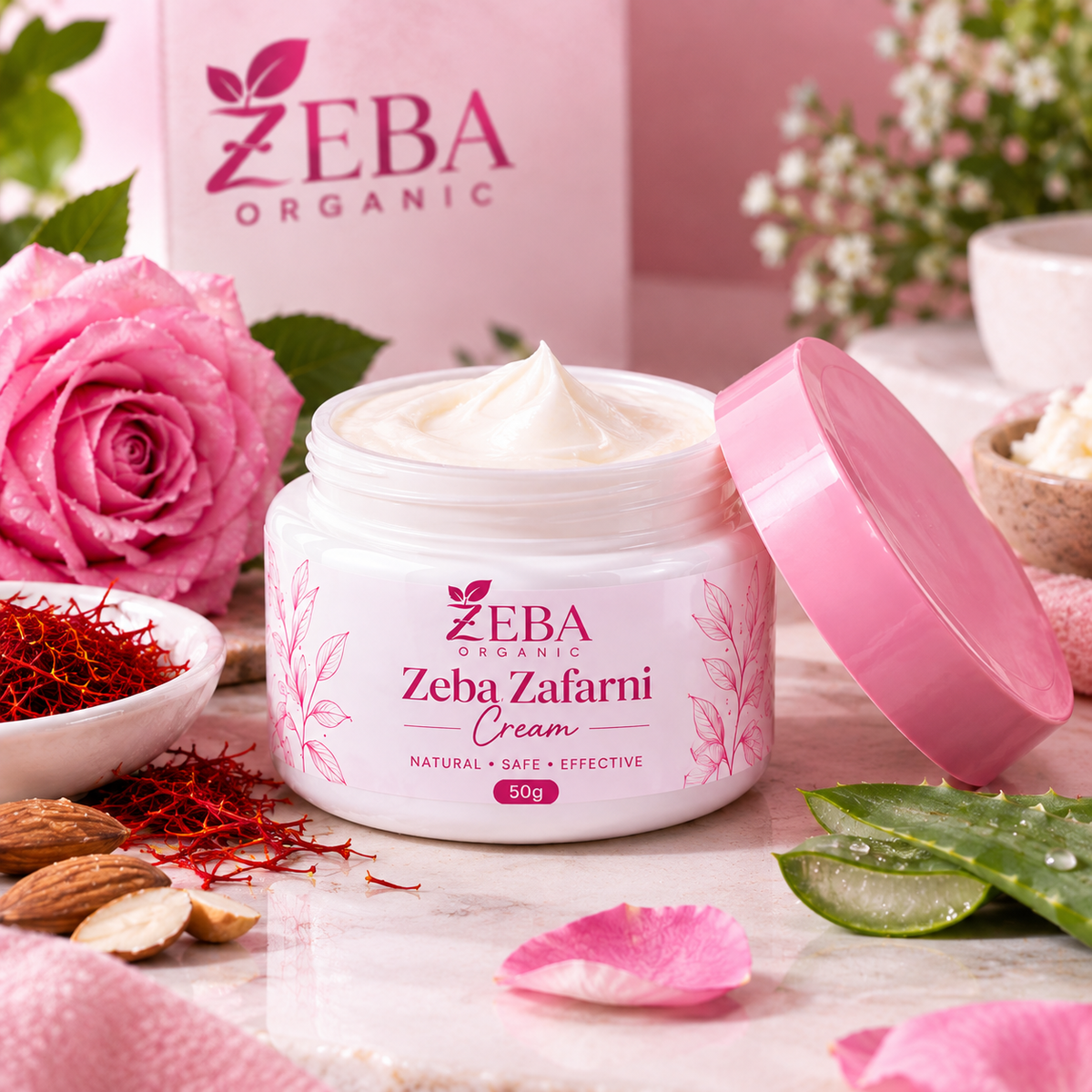Pure Care Natural Glow Choose Zeba Zafarni Cream